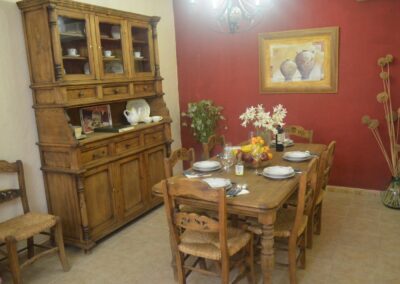 Comedor de la Casa Rural Laguna