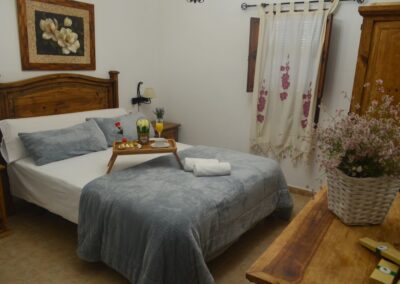 Dormitorio de la planta baja de la Casa Rural Laguna