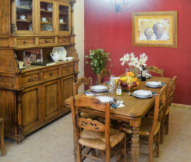 Comedor de la Casa Rural Laguna
