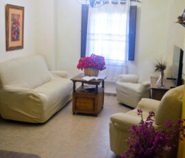 Salón de la planta baja de la Casa Rural Laguna